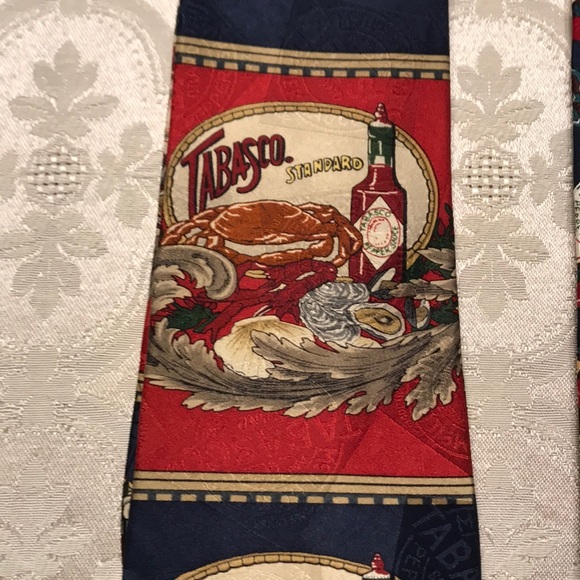 Tabasco ties 3 vintage silk - Picture 2 of 5